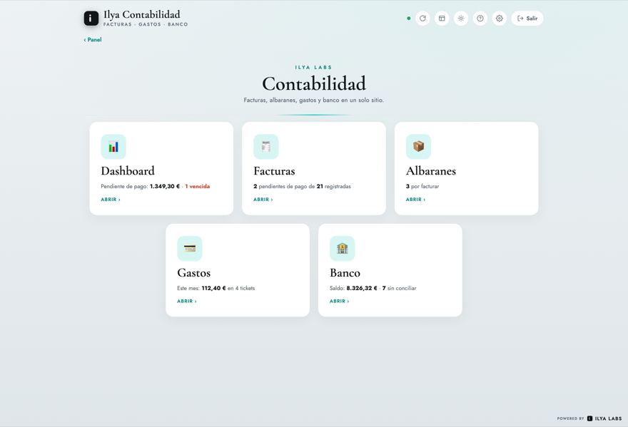 Ilya Contabilidad en uso